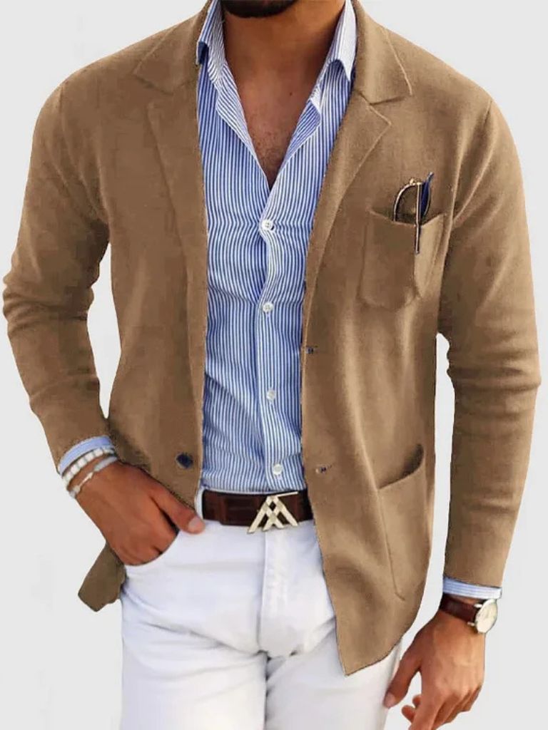 Mediterran Tailleur Cashmere Blazer – Cross & Crown - Cross & Crown