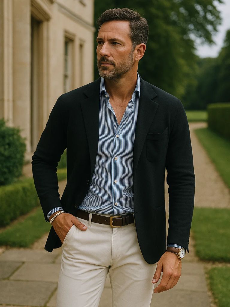 Mediterran Tailleur Cashmere Blazer – Cross & Crown - Cross & Crown