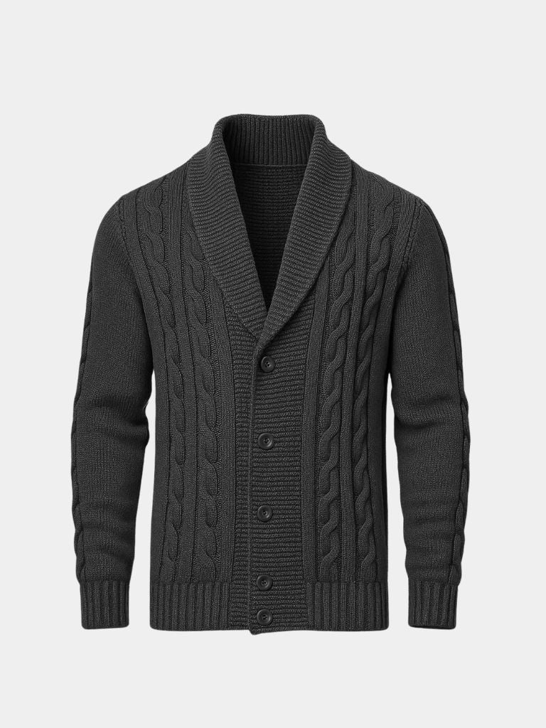 Men's Elegant Knit Cardigan - Cross & Crown - Cross & Crown