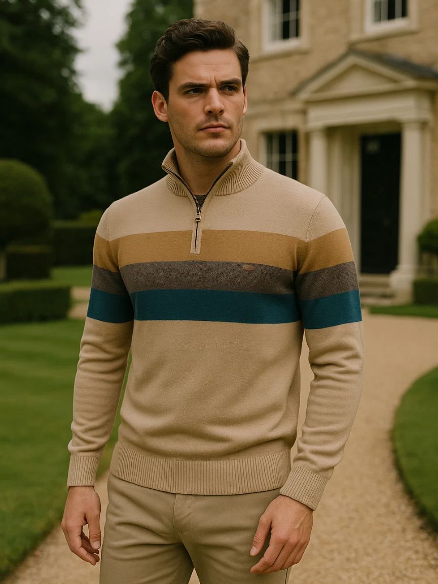 Minimalist High Collar Sweater - Cross & Crown - Cross & Crown