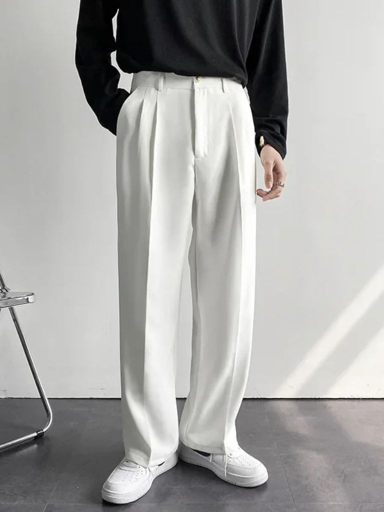Minimalist Old Money Trousers - Cross & Crown - Cross & Crown