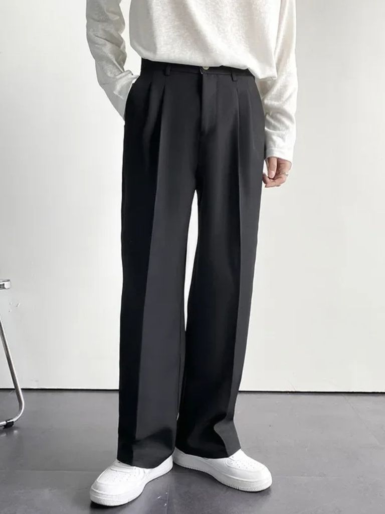 Minimalist Old Money Trousers - Cross & Crown - Cross & Crown