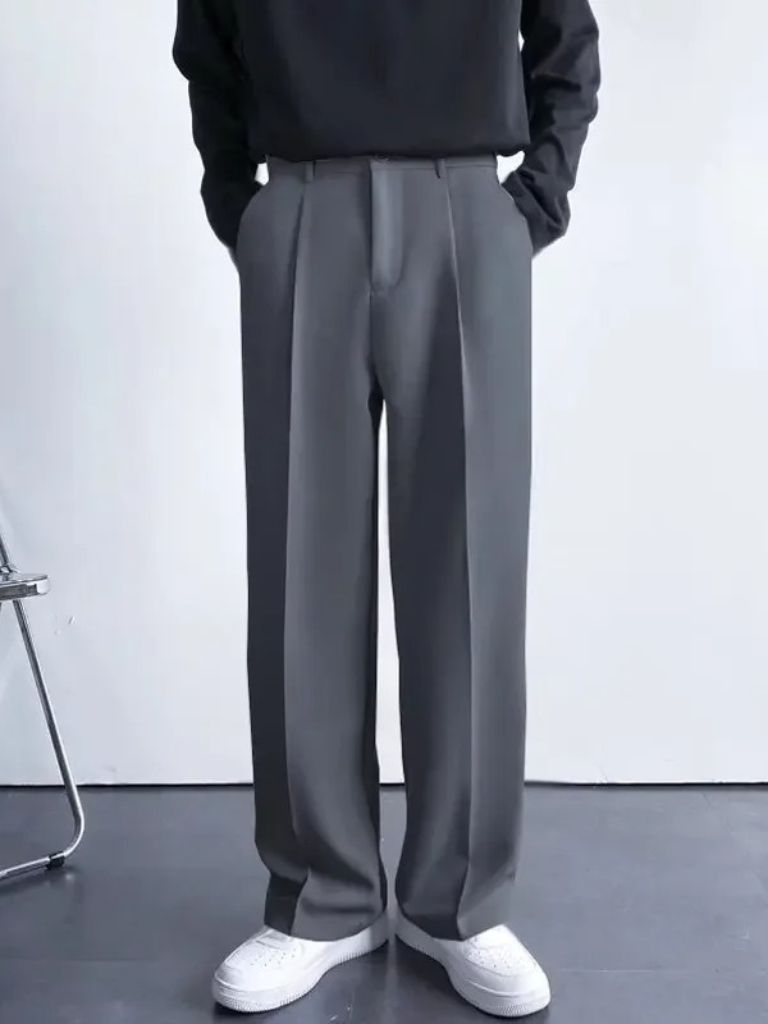 Minimalist Old Money Trousers - Cross & Crown - Cross & Crown