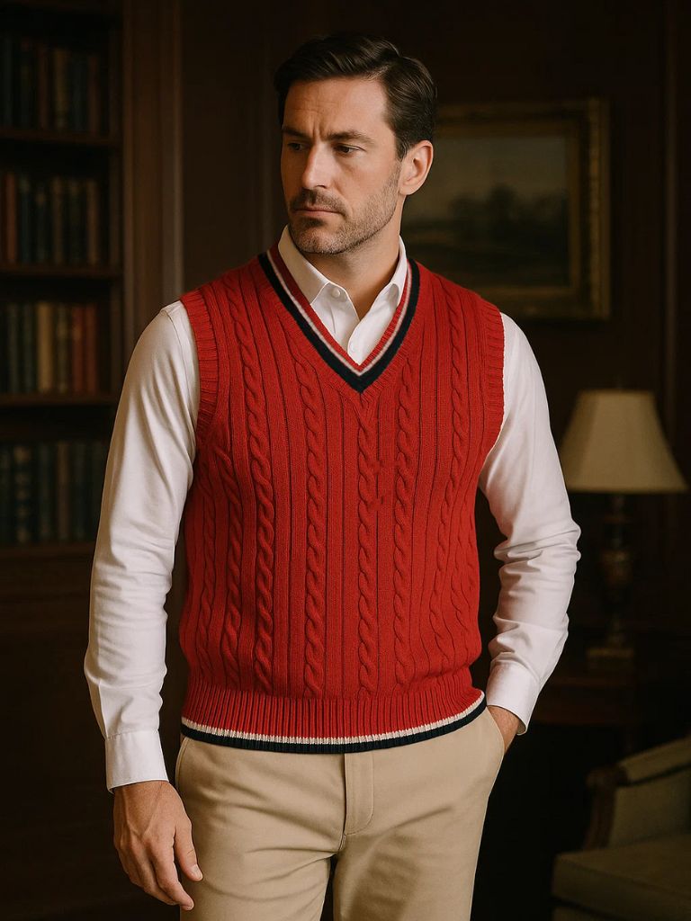 Old Money Essential Knit Vest - Cross & Crown - Cross & Crown