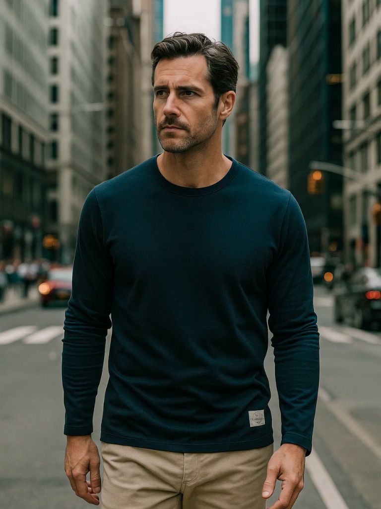 Slim Fit Pullover - Cross & Crown - Cross & Crown