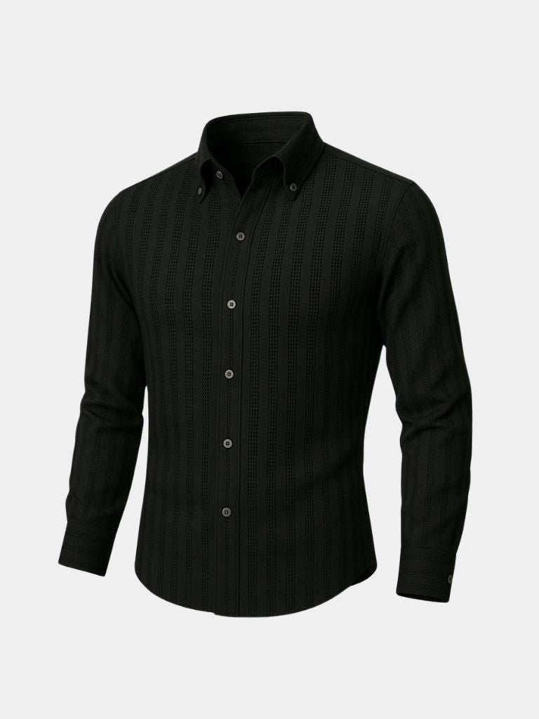 Striped Button Down Seersucker Shirt - Cross & Crown - Cross & Crown