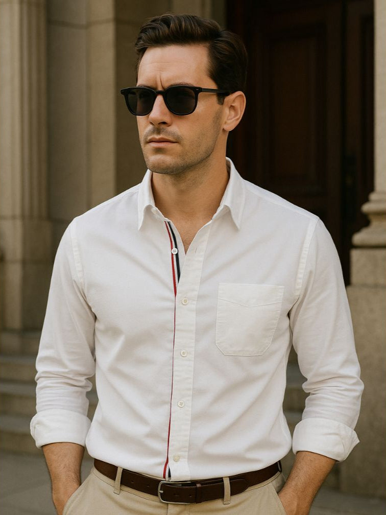 Vince Linen Shirt - Cross & Crown - Cross & Crown