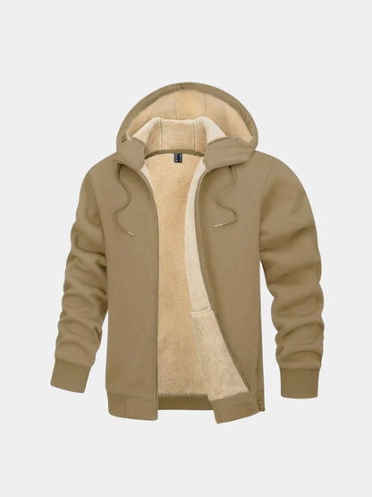 Winter Core Sherpa Hoodie Jacket - Cross & Crown