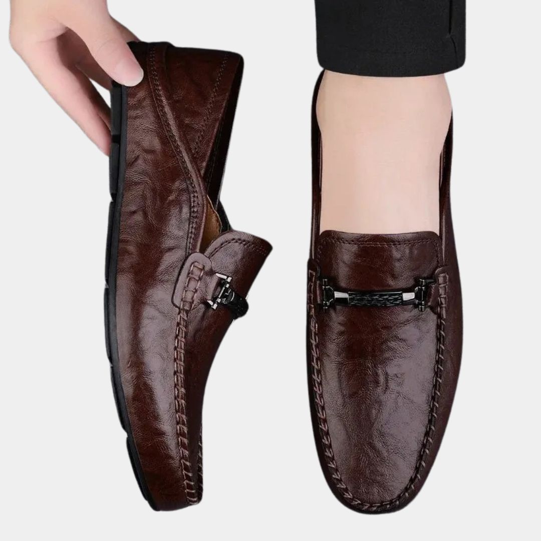 Belgravia Leather Loafers - Cross & Crown