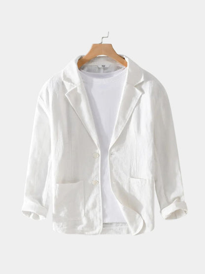 Oldbrook Summer Linen Blazer - Cross & Crown