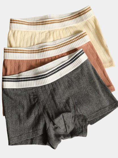 Essential Ribbed Cotton Boxer - Cross & Crown