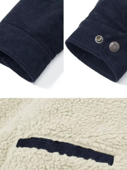 Heritage Corduroy Sherpa Jacket - Cross & Crown
