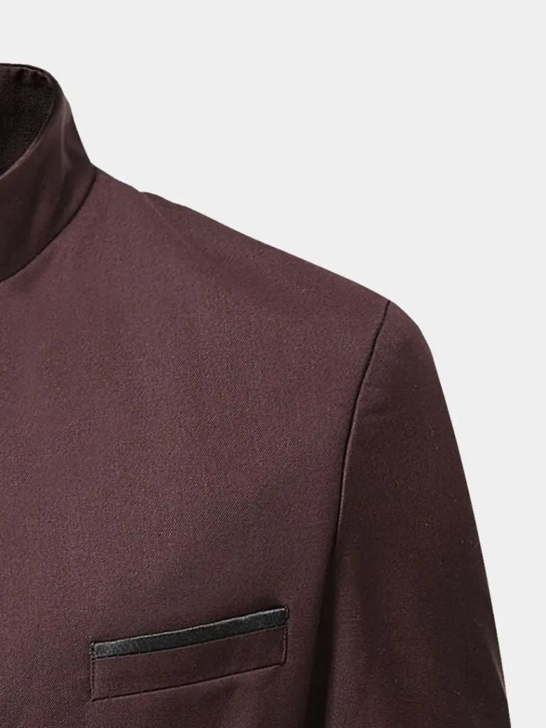 Elegant Collar Jacket - Cross & Crown