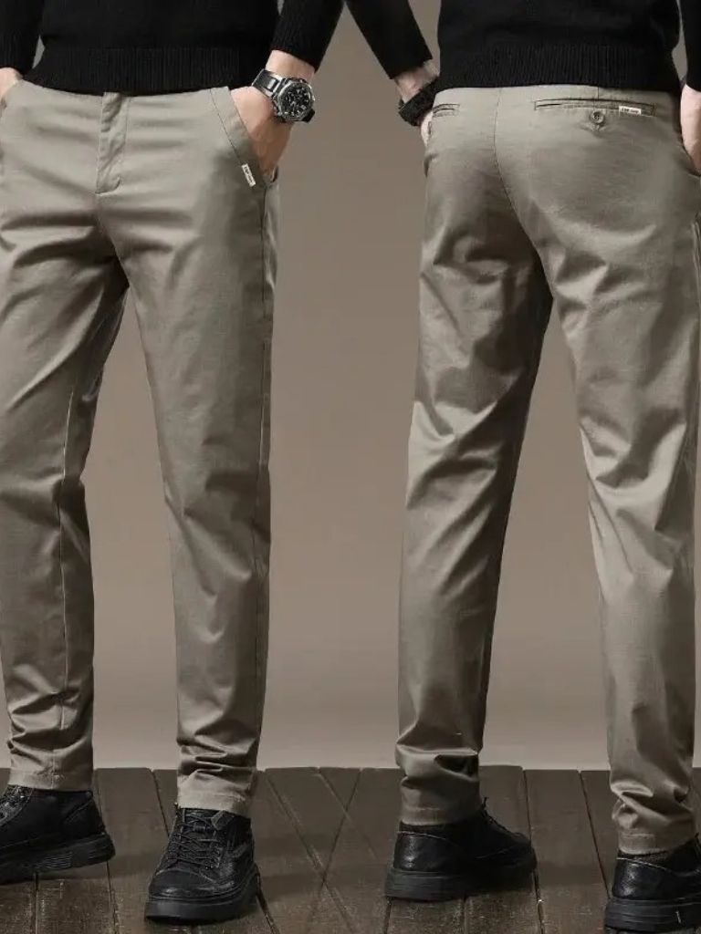 Essential Straight Trousers - Cross & Crown