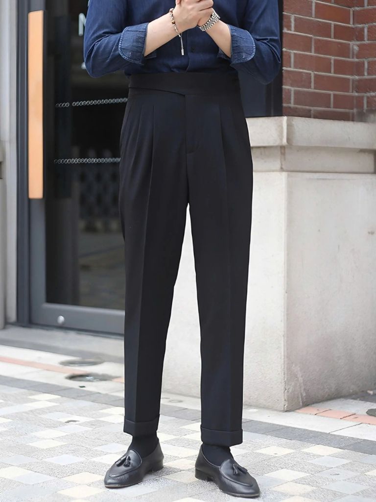 Corduroy Elegant Trousers - Cross & Crown