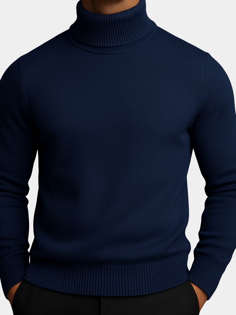 Aurelius Wool Turtleneck - Cross & Crown