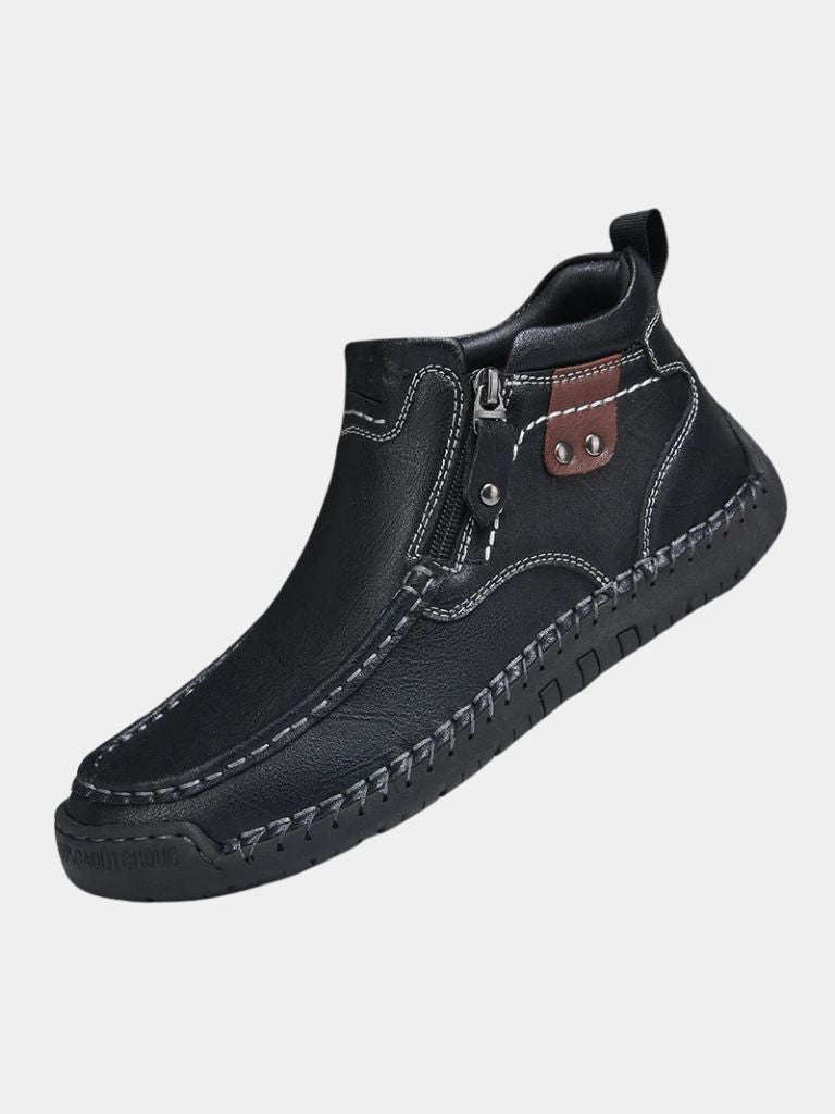 Brave Leather Boots - Cross & Crown
