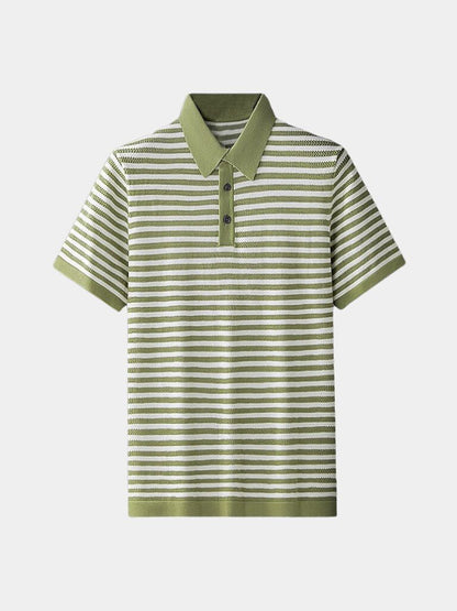 Stripe Class Polo - Cross & Crown