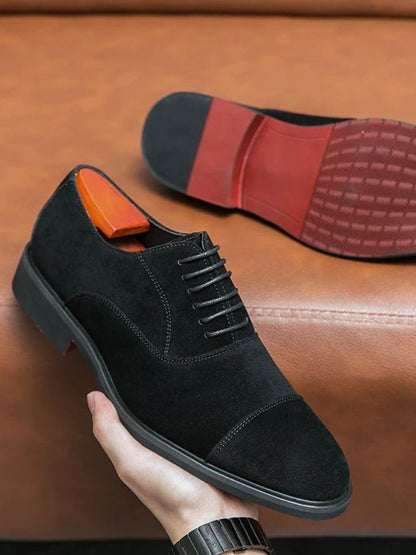 Velvet Monarch Derby Shoes - Cross & Crown