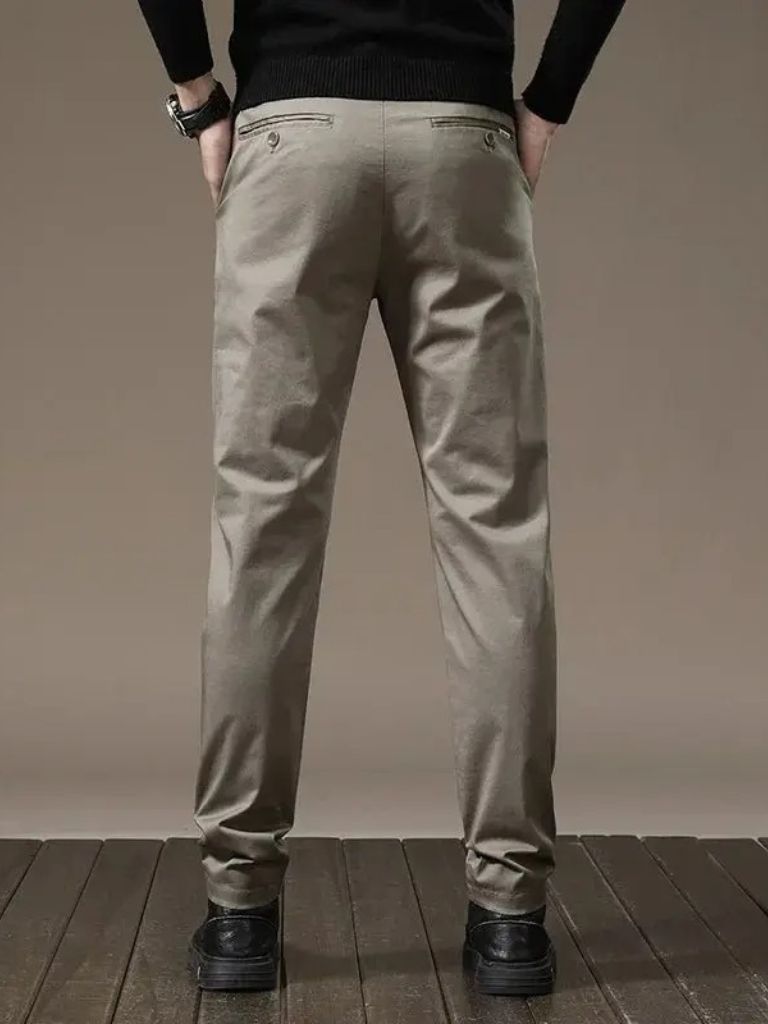 Essential Straight Trousers - Cross & Crown