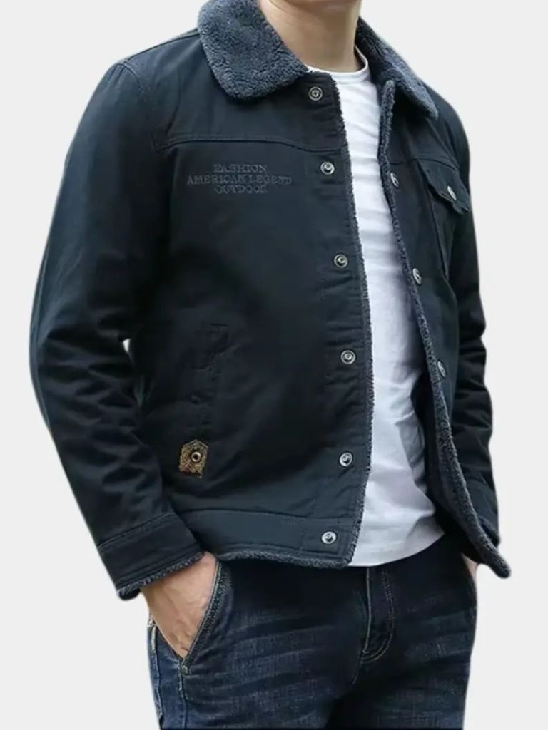 Vintage Military Aviator Jacket - Cross & Crown