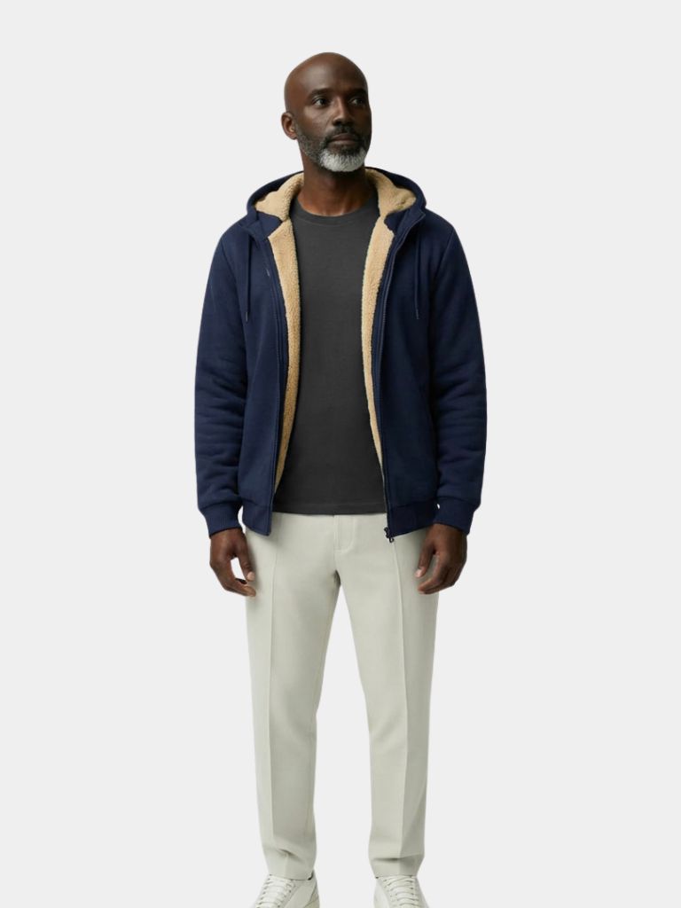 Winter Core Sherpa Hoodie Jacket - Cross & Crown