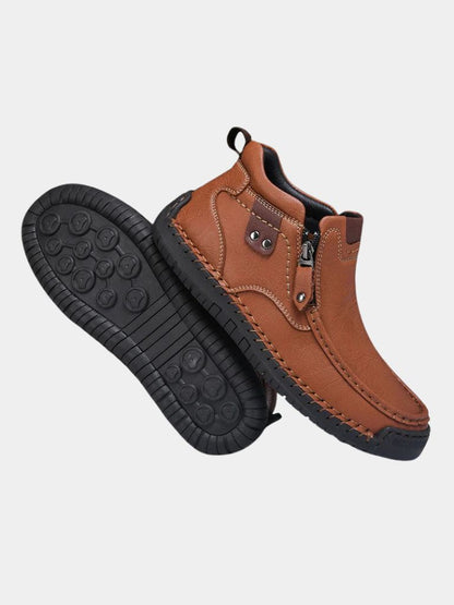 Brave Leather Boots - Cross & Crown