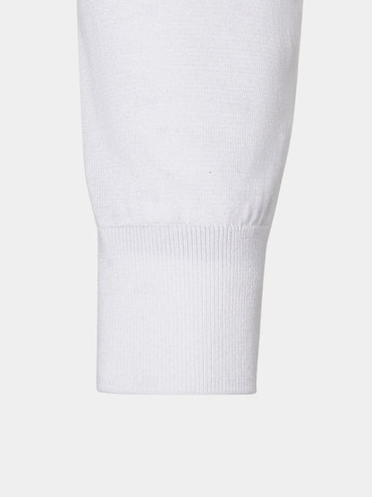 Ivory Elite Long Sleeve Polo – Cross & Crown
