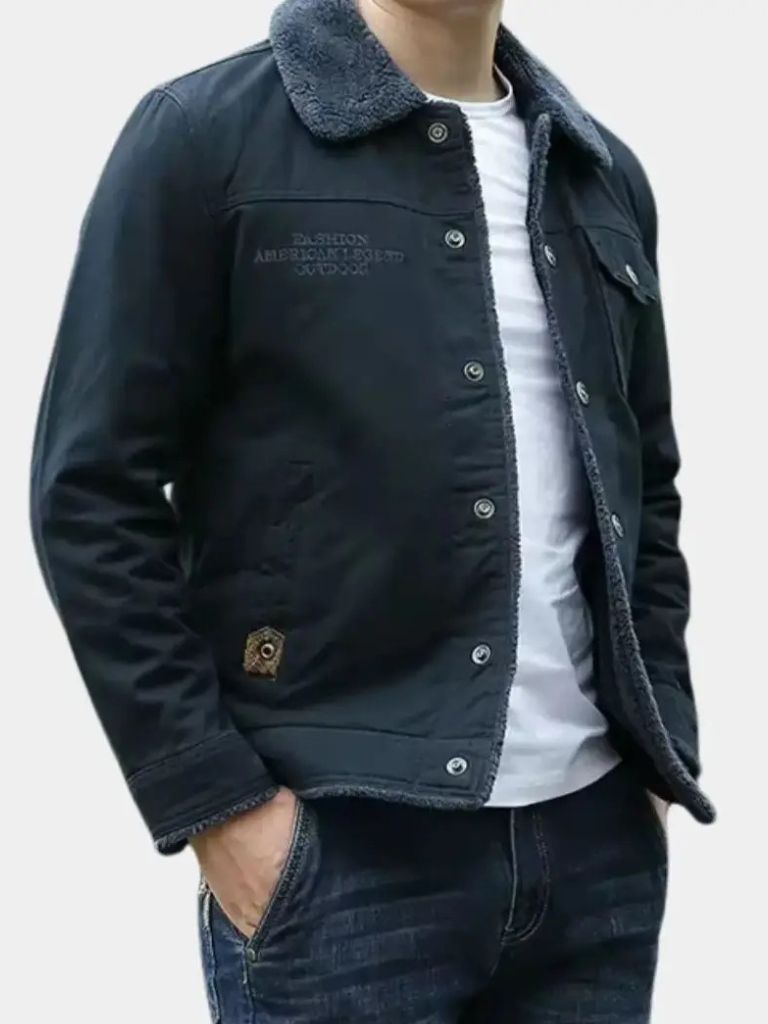 Vintage Military Aviator Jacket - Cross & Crown