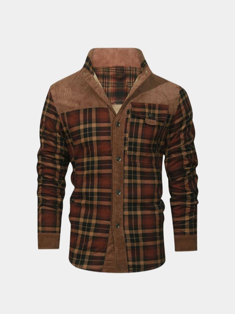 Redwood Rustic Flannel Jacket - Cross & Crown