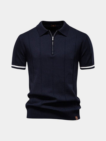 Royal Zip Polo – Cross & Crown