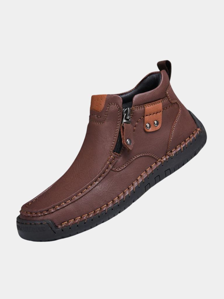 Brave Leather Boots - Cross & Crown