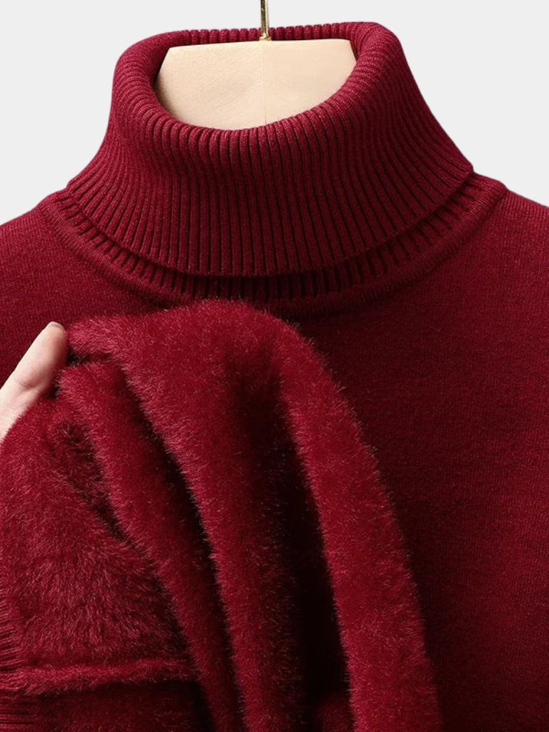 Aurelius Wool Turtleneck - Cross & Crown