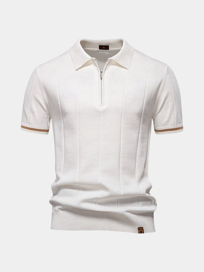 Royal Zip Polo – Cross & Crown