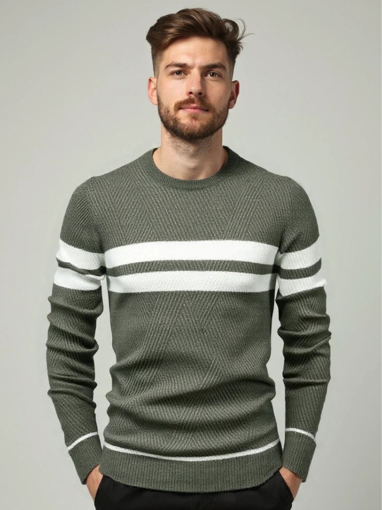 Maglione casual essenziale - <tc>Cross & Crown</tc>