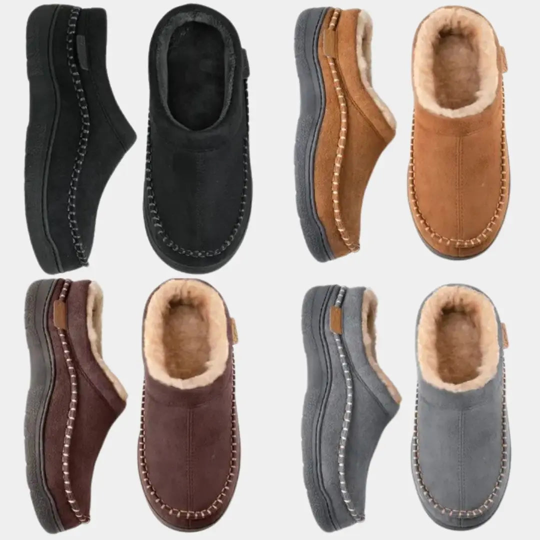 Heritage Luxe Lined Slippers - Cross & Crown Cross & Crown