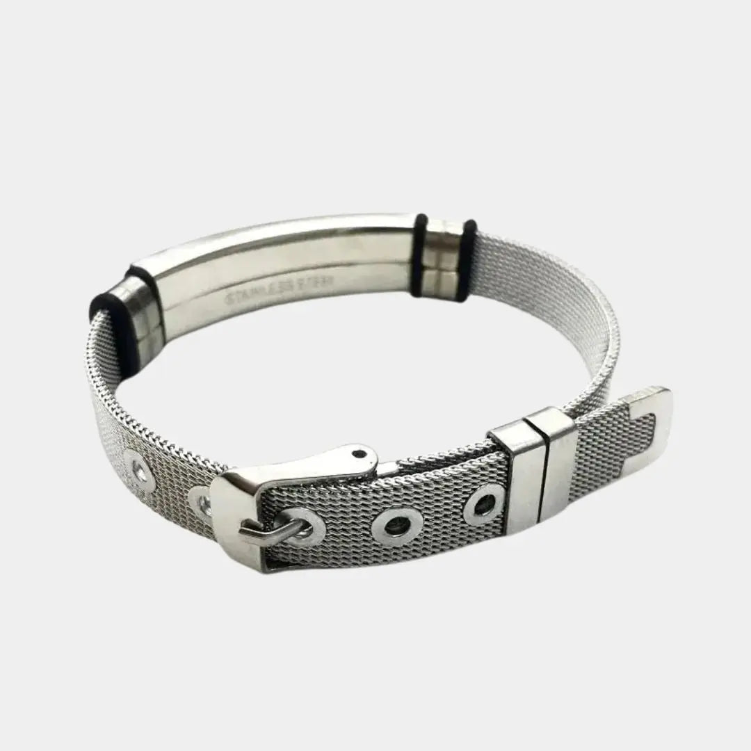 Cross Stainles Steel Belt Bracelet - Cross & Crown Cross & Crown