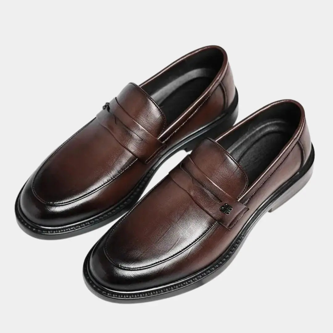 Leather Male Shoes Men Business - Cross & Crown Cross & Crown