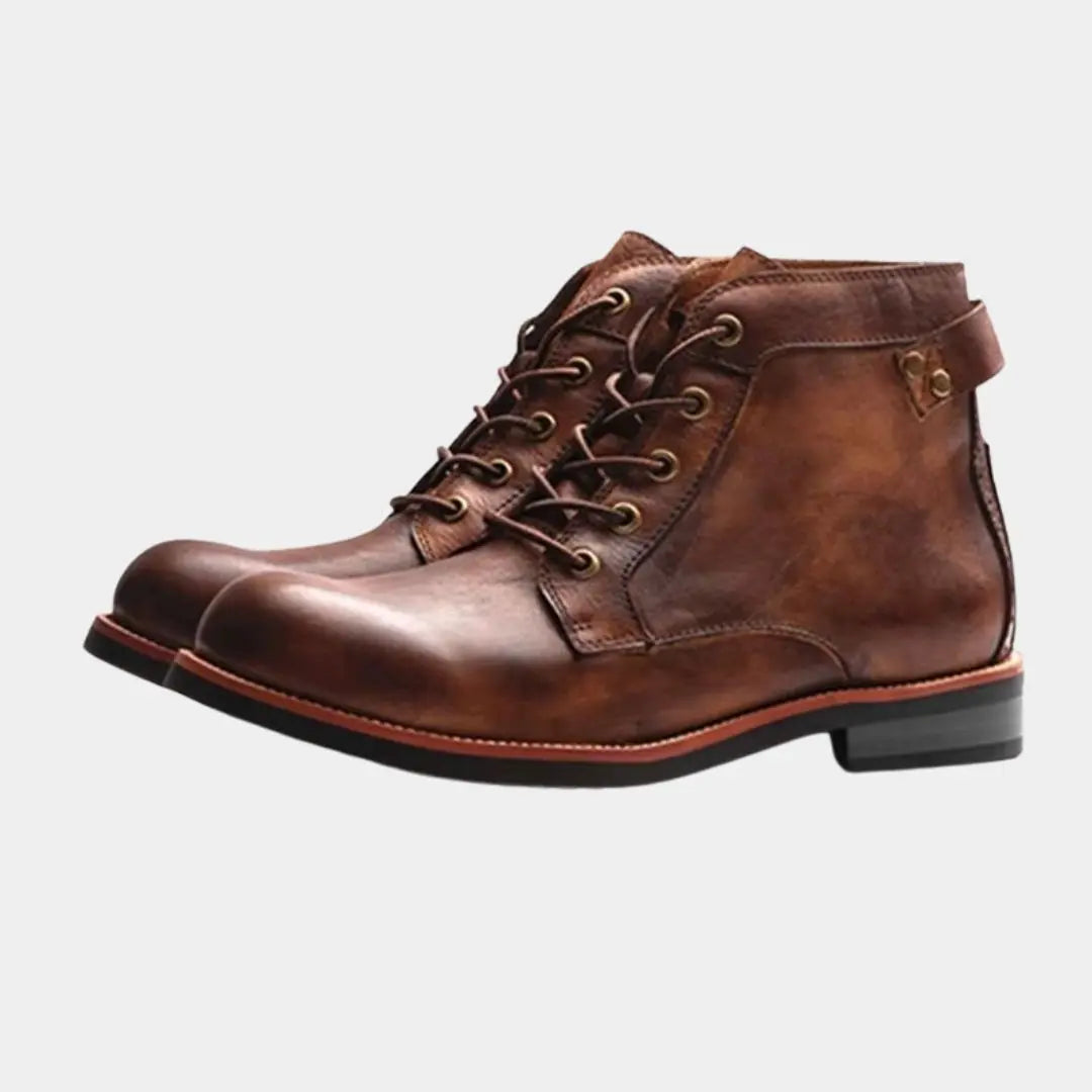 Hunter™ | Herren-Lederstiefel Cross & Crown