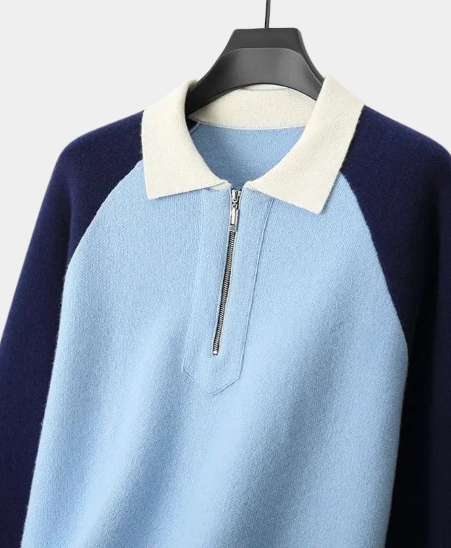 Essential Polo Sweater - Cross & Crown