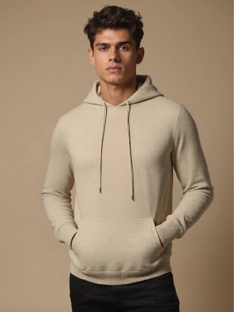 MAGLIA CON CAPPUCCIO 100% CASHMERE