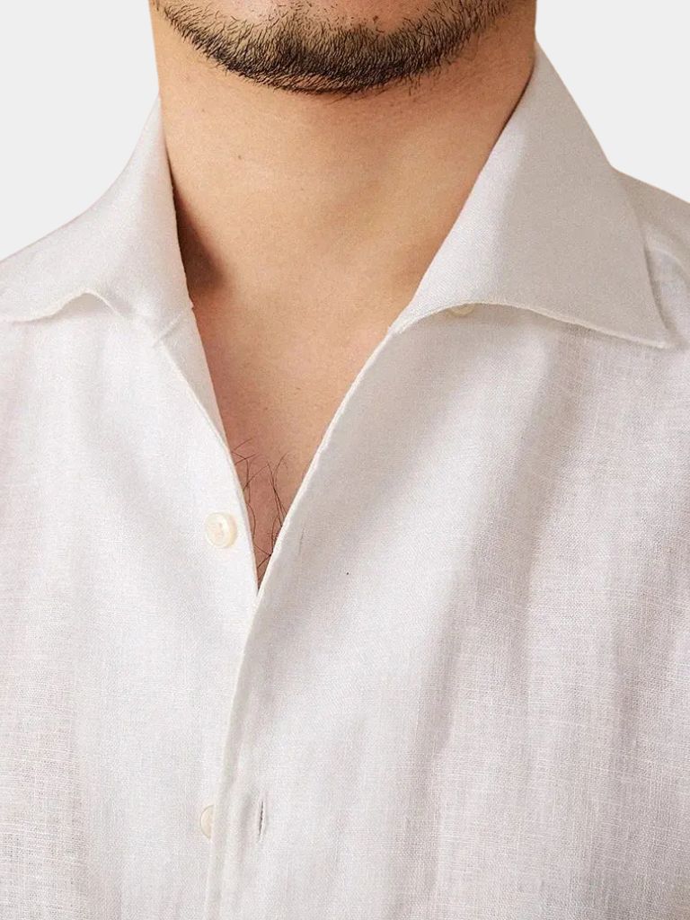 Camicia minimalista a maniche lunghe - <tc>Cross & Crown</tc>