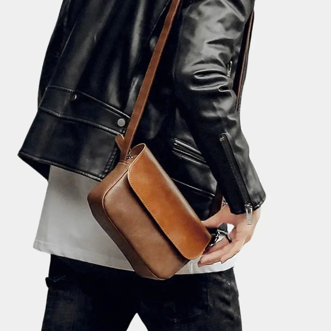 Basic Style Men Shoulder Bag - Cross & Crown Cross & Crown