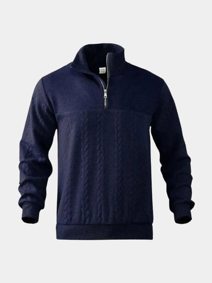 Essential Henry Quarter Zip Pullover - Cross & Crown