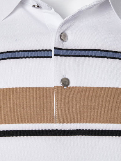 Sunset Stripe Polo – Cross & Crown