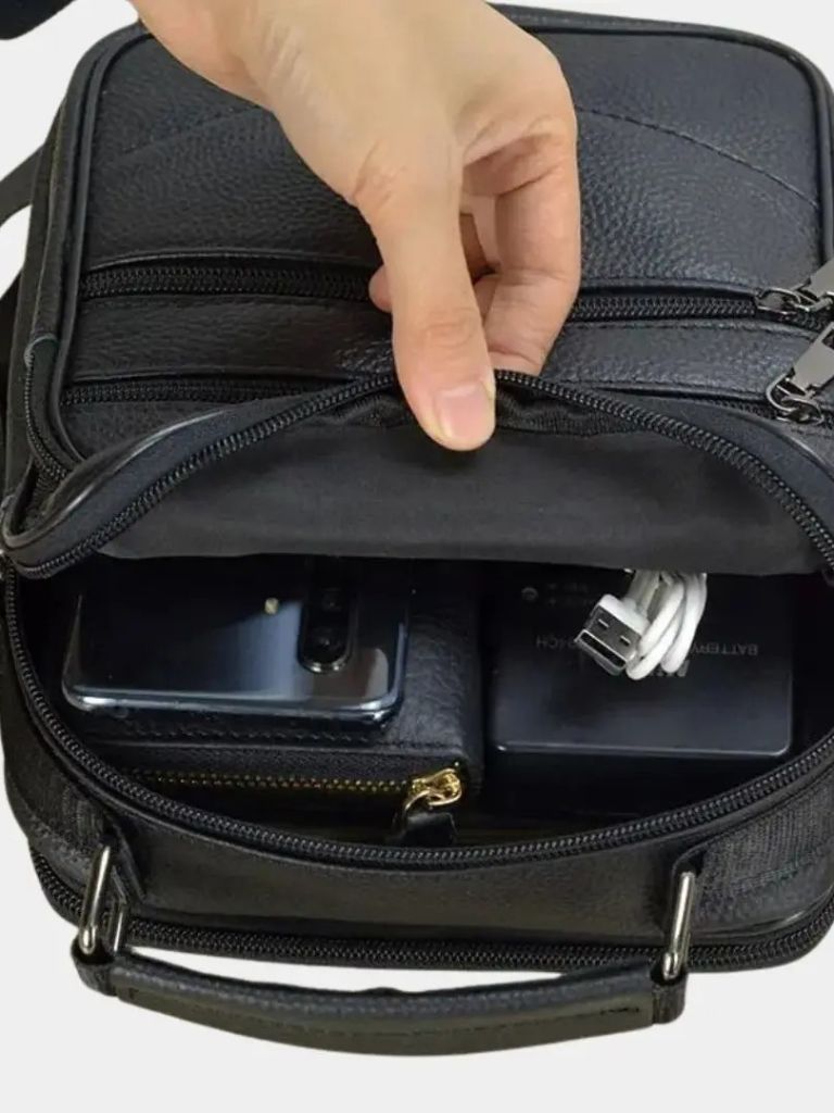 Leather Handbag - Cross & Crown