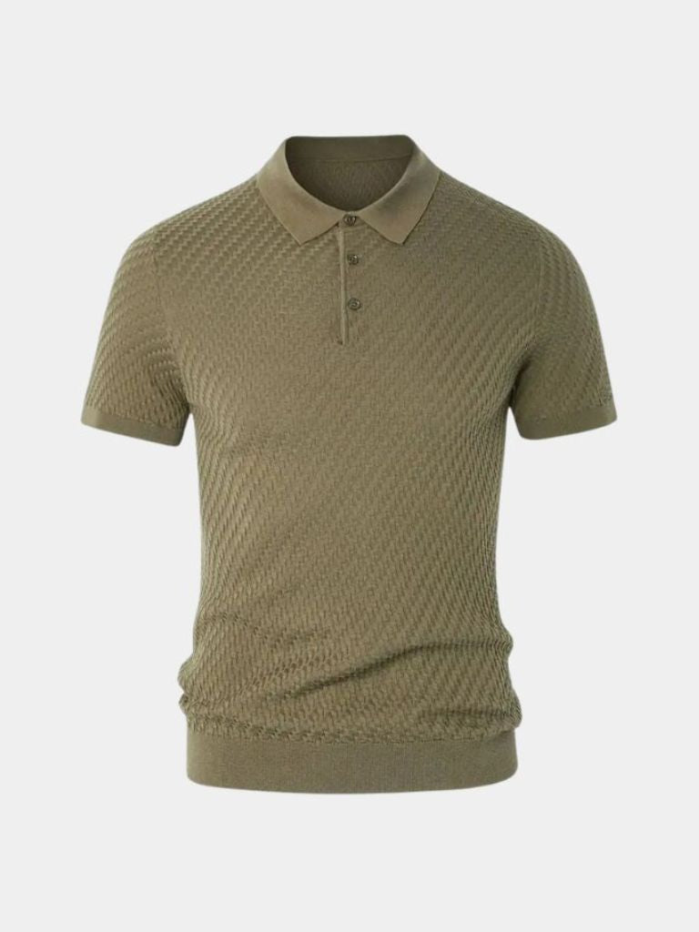 Elegant Cotton Polo T-Shirt - Cross & Crown