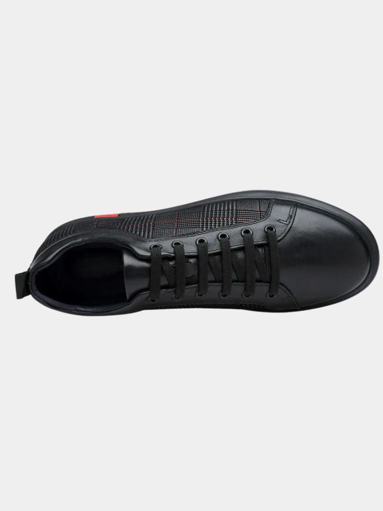 Blackgrid Leather Loafers – Cross & Crown