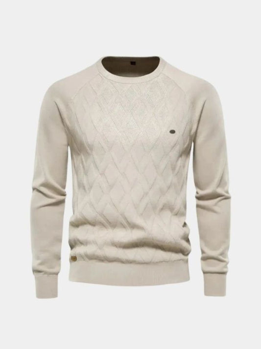 Minimalist Knit Pullover - Cross & Crown
