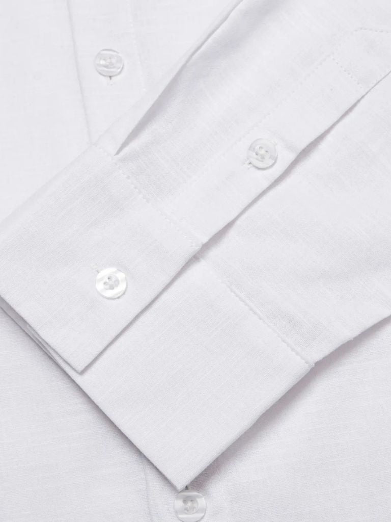 Essential Linen Casual Shirt - Cross & Crown